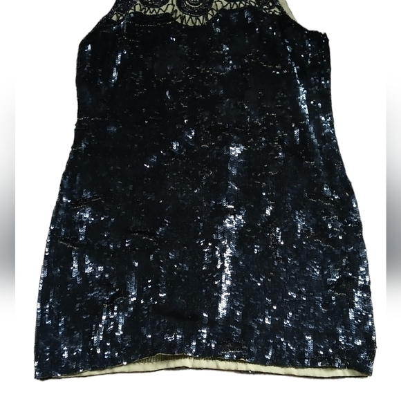 Vintage 80's Liu.jo Dress Art Wear Embellished Sequins Regency Gothic Wedding - Picture 8 of 15